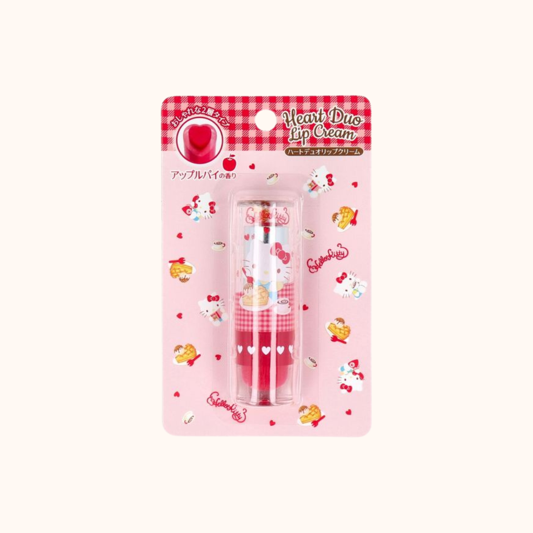 PIERAS HELLO KITTY HEART DUO LIP CREAM APPLE PIE SCENT 3.5G