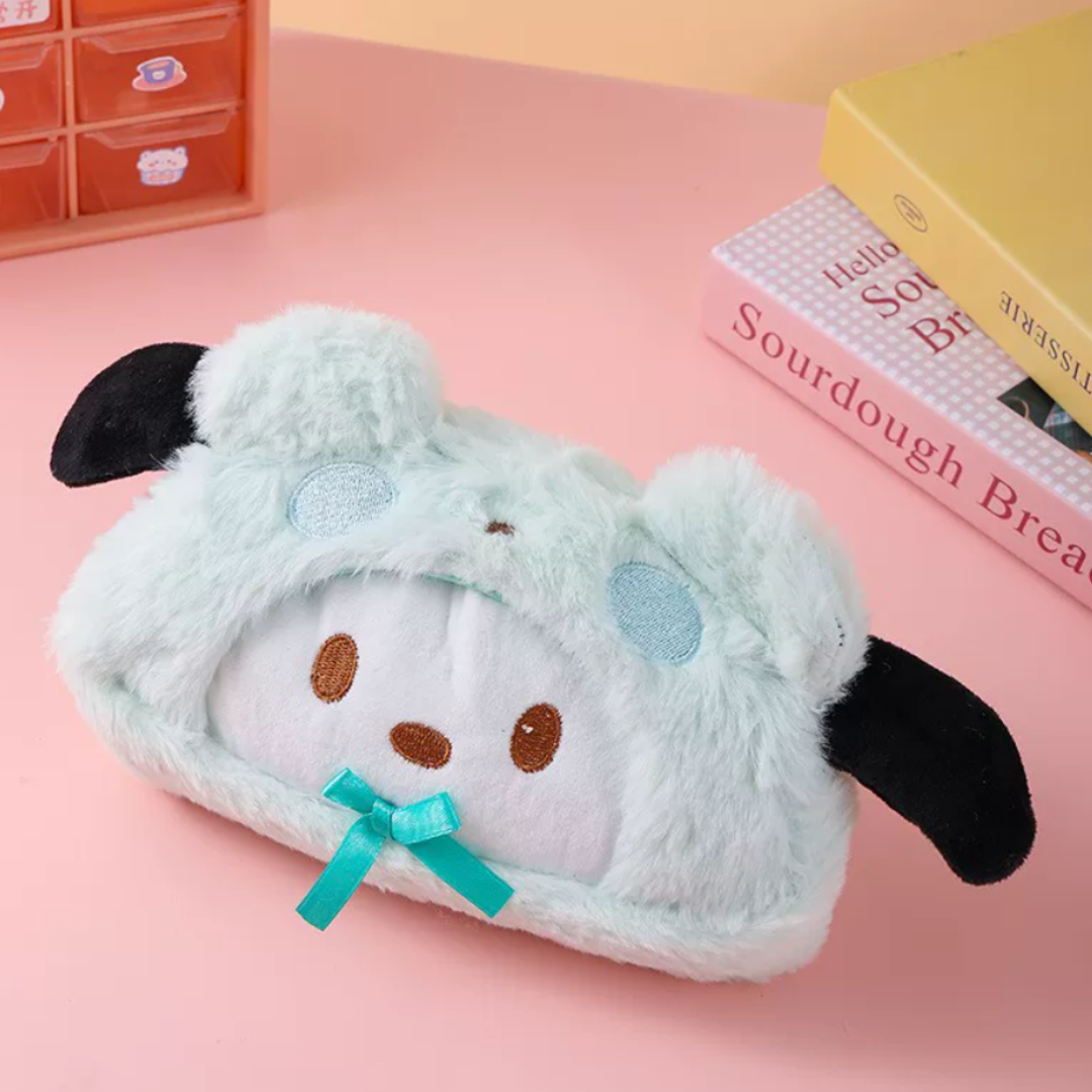 SANRIO PLUSH PENCIL CASE - 6 OPTIONS
