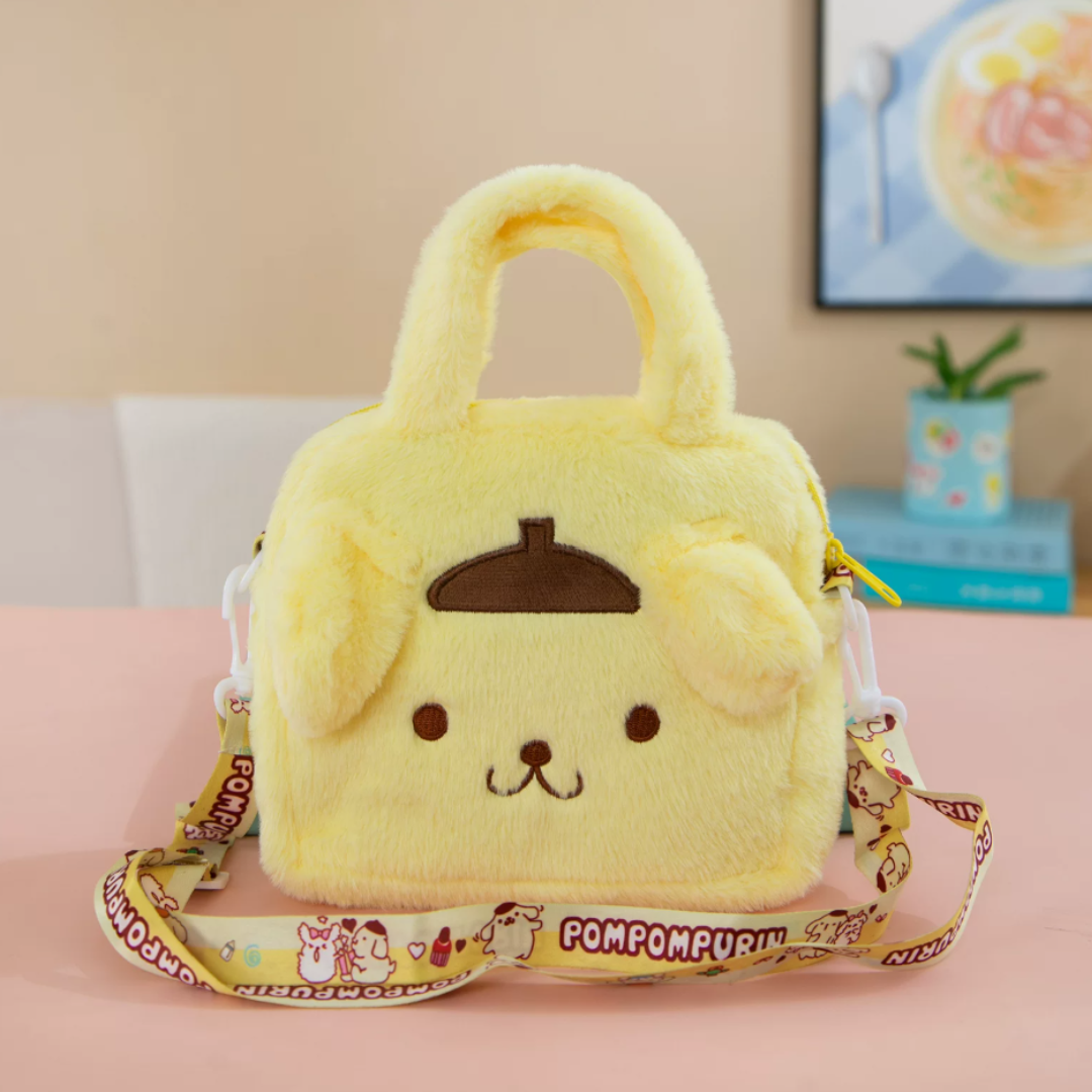 SANRIO PLUSH MINI SQUARE BAG - 5 OPTIONS
