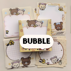 CUTE RILAKKUMA BOX STICKY NOTES SET 100PCS - 5 OPTIONS