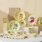 CRAYON SHIN-CHAN ANIMAL SERIES TABLEWARE SET 5PCS - 3 OPTIONS