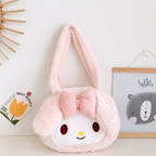 SANRIO PLUSH TOTE SHOULDER BAG - 2 OPTIONS
