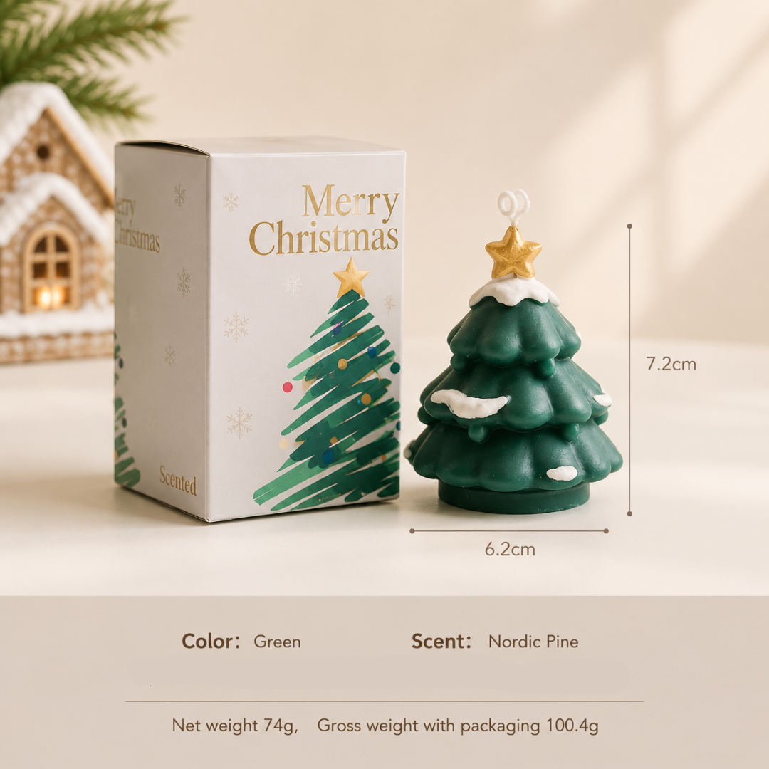 CHRISTMAS TREE CANDLE COLLECTION - 4 OPTIONS