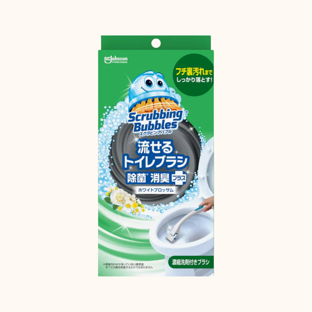 泡泡洁厕刷 可冲散 消毒除臭 加白花香 4件装
