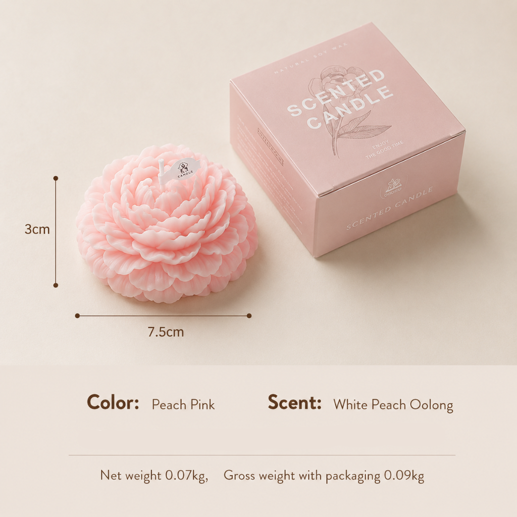 PEONY SCENTED CANDLE GIFT - 6 OPTIONS