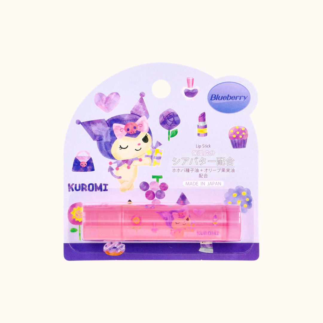 SUNTAN SANRIO KUROMI BLUEBERRY SCENTED LIP BALM STICK 15G