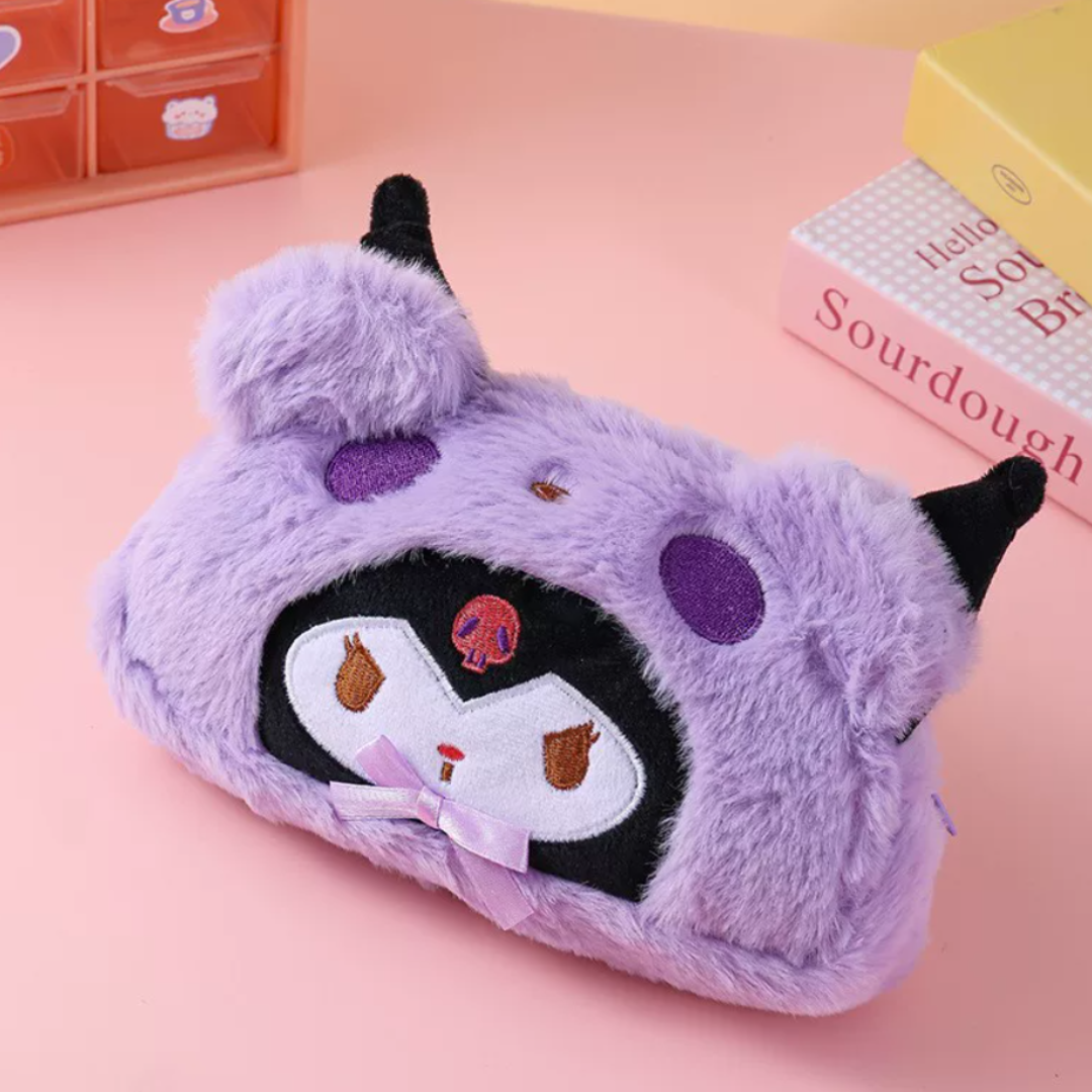 SANRIO PLUSH PENCIL CASE - 6 OPTIONS