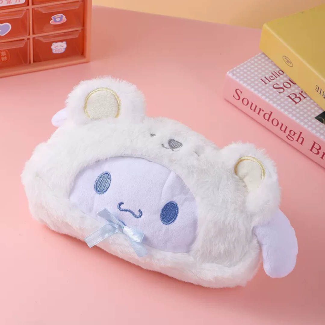 SANRIO PLUSH PENCIL CASE - 6 OPTIONS