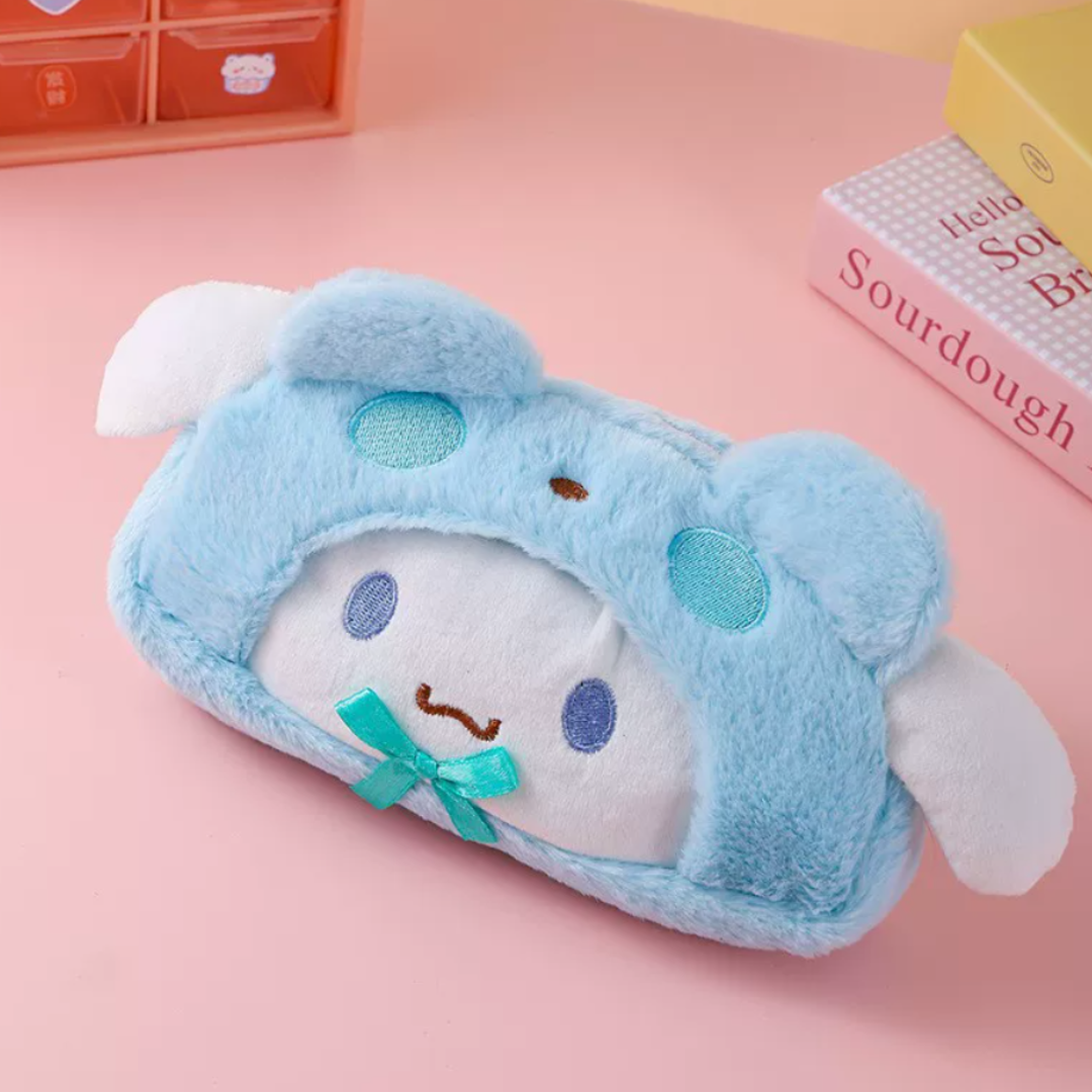 SANRIO PLUSH PENCIL CASE - 6 OPTIONS