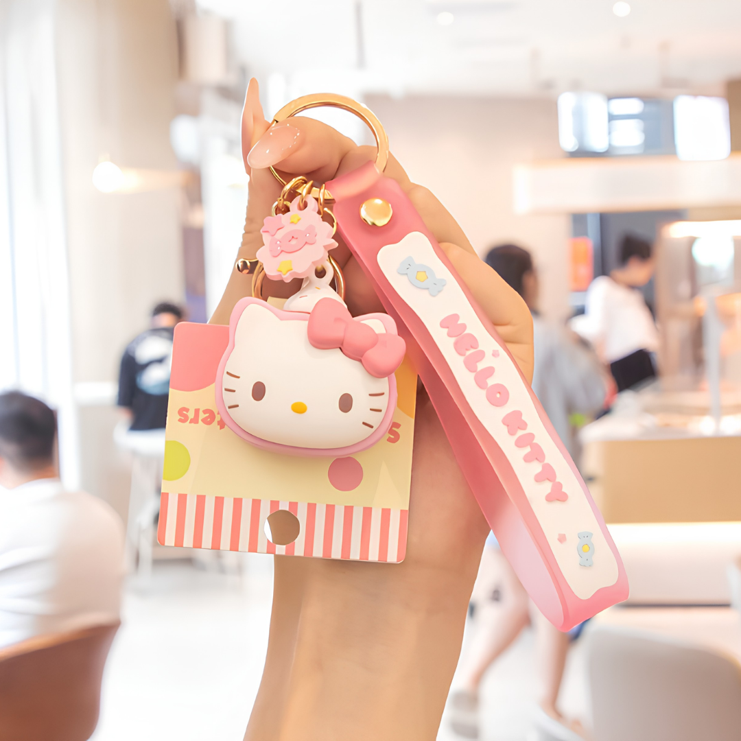 PORTE-CLÉS PENDENTIF SANRIO SNACK SERIES - 6 MODÈLES