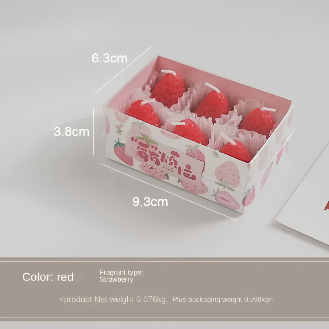 STRAWBERRY SCENTED CANDLE GIFT SET - 5 OPTIONS