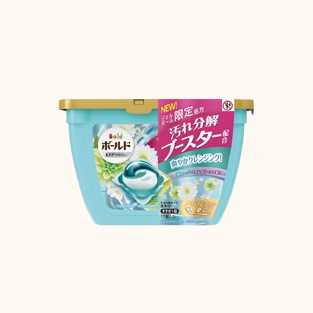 P&G BOLD 3D PREMIUM CLEAN LAUNDRY DETERGENT 17PCS
