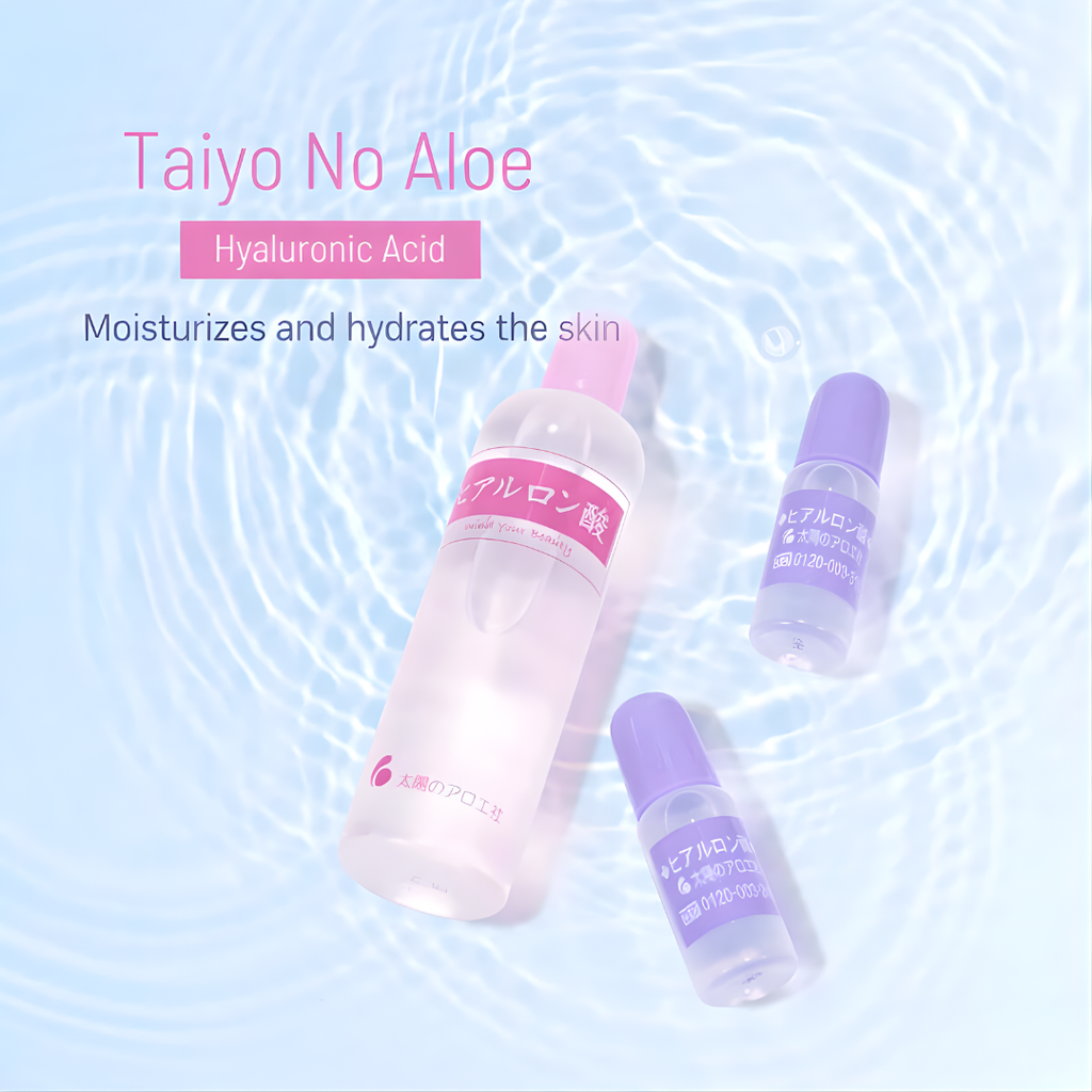 TAIYO NO ALOE HYALURONIC ACID SOLUTION 80ML + 10ML × 2