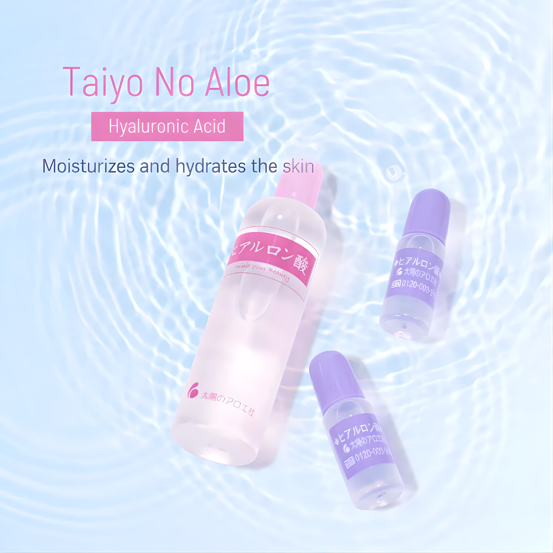 TAIYO NO ALOE HYALURONIC ACID SOLUTION 80ML + 10ML × 2