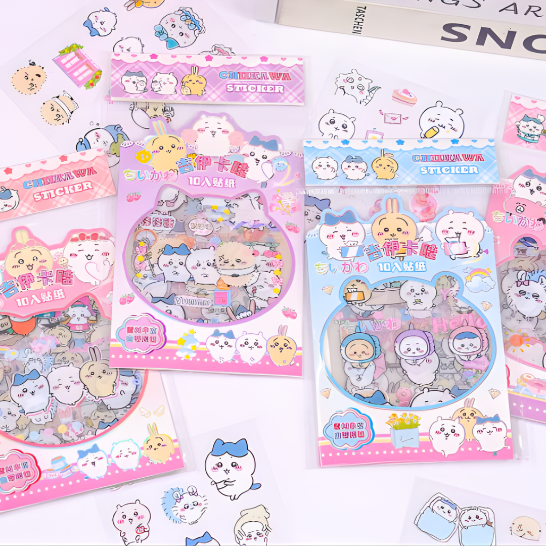 CHIIKAWA STICKER SHEET SET 10PCS