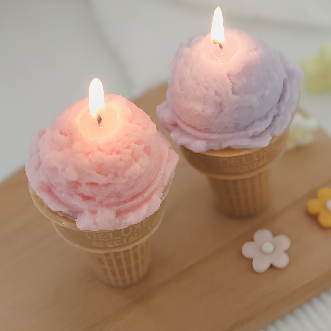 ICE CREAM SCENTED CANDLE - 5 OPTIONS