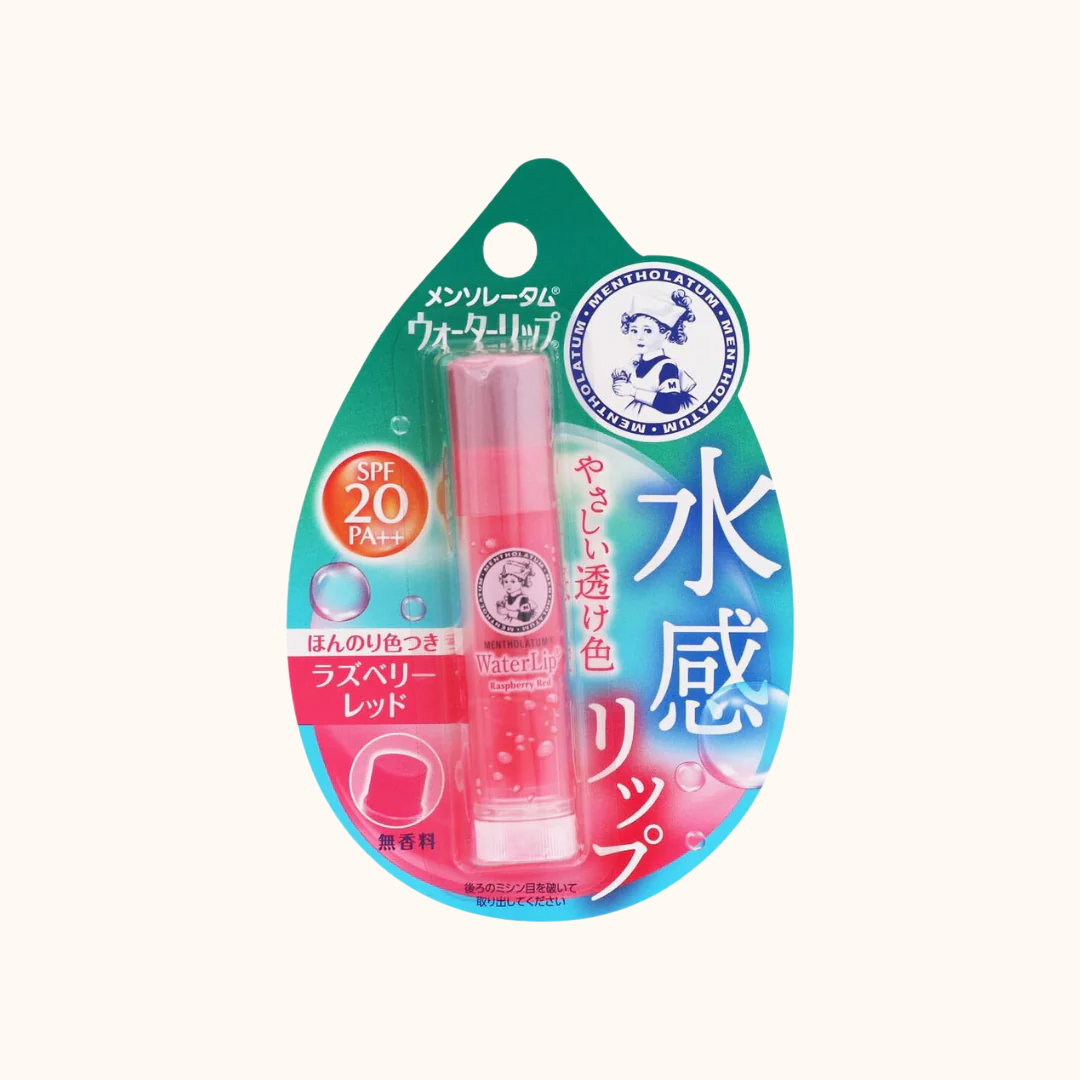ROHTO MENTHOLATUM DEEP WATER LIP BALM PEACH PINK 4.5G