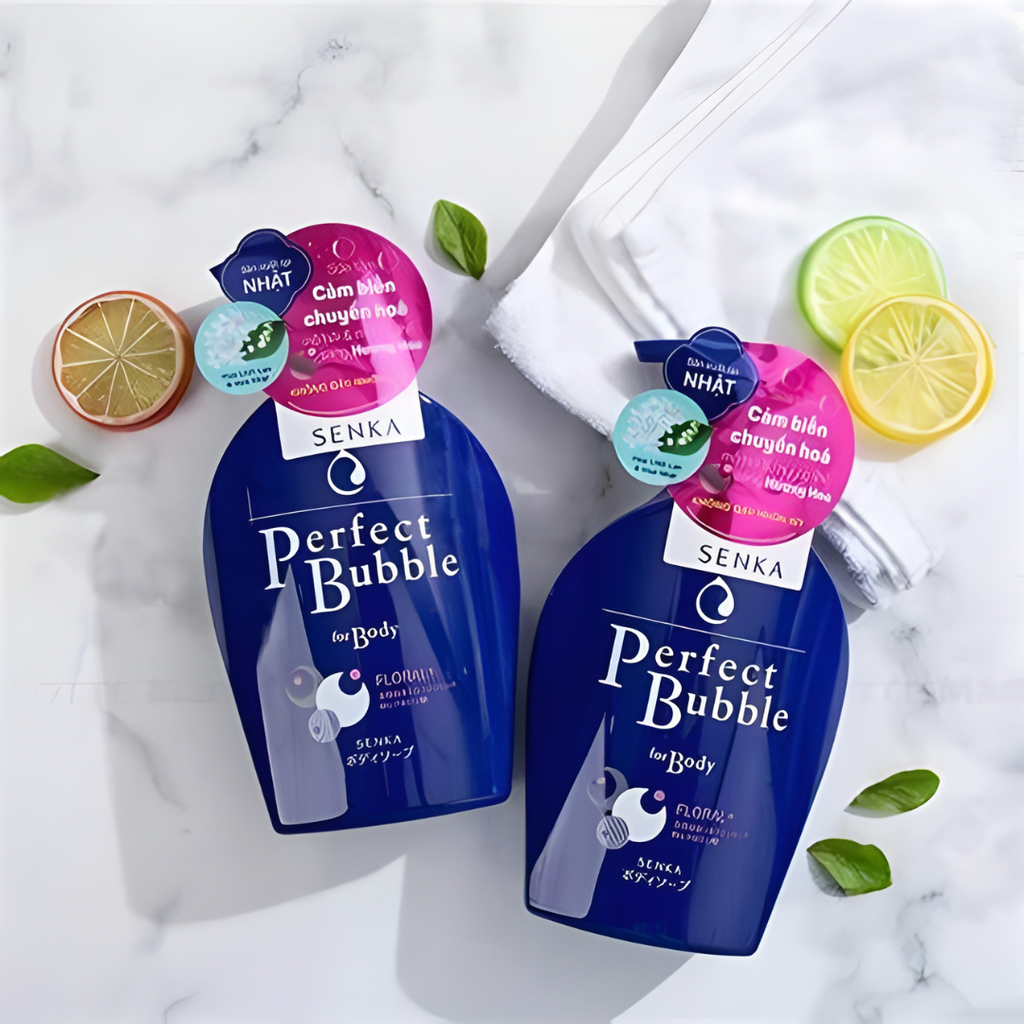 SHISEIDO SENKA PERFECT BUBBLE FLORAL BODY WASH 500ML