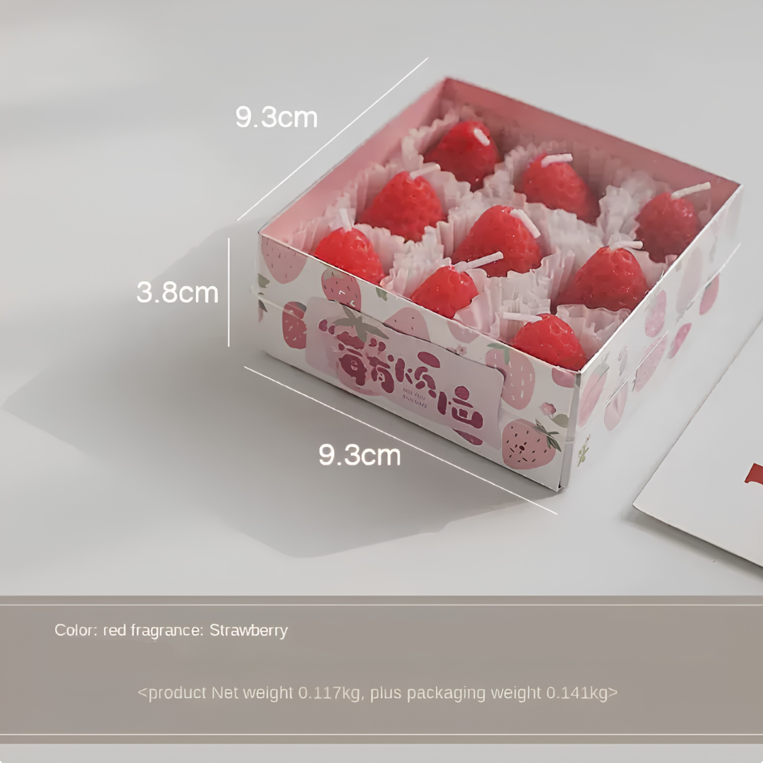 STRAWBERRY SCENTED CANDLE GIFT SET - 5 OPTIONS