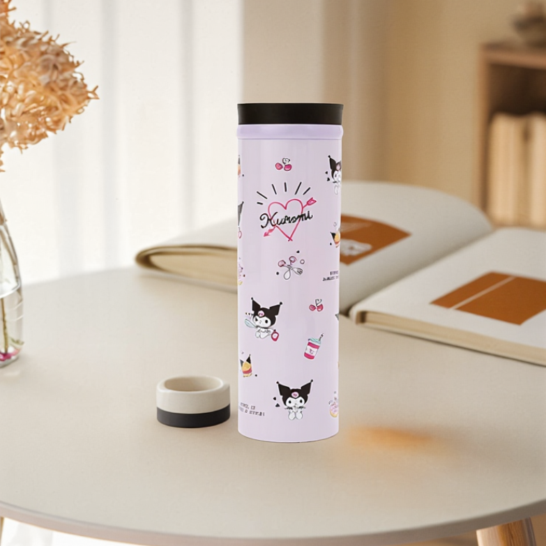 SANRIO KUROMI STAINLESS WATER BOTTLE 480ML