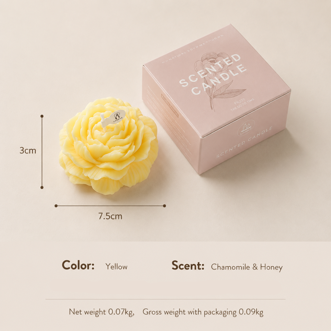 PEONY SCENTED CANDLE GIFT - 6 OPTIONS