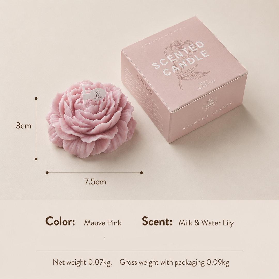 PEONY SCENTED CANDLE GIFT - 6 OPTIONS