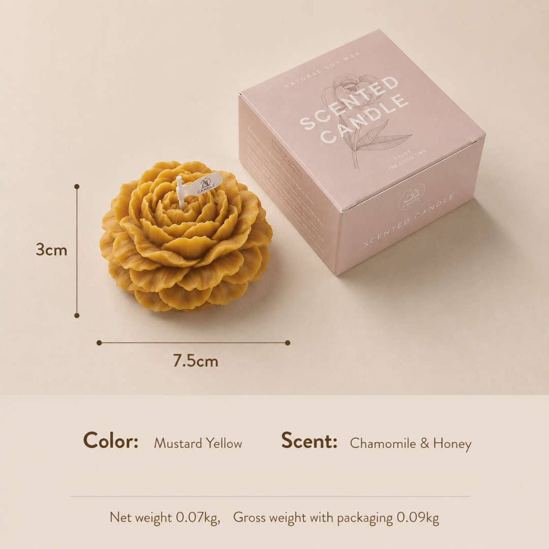 PEONY SCENTED CANDLE GIFT - 6 OPTIONS