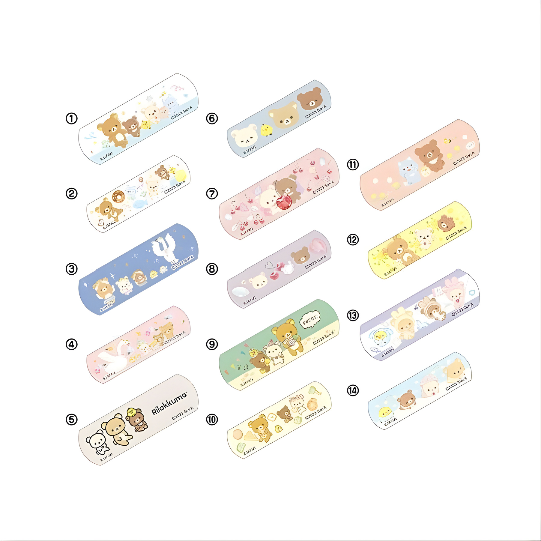 BANDAI RELAKKUMA FIRST AID BANDAGES 18 SHEETS