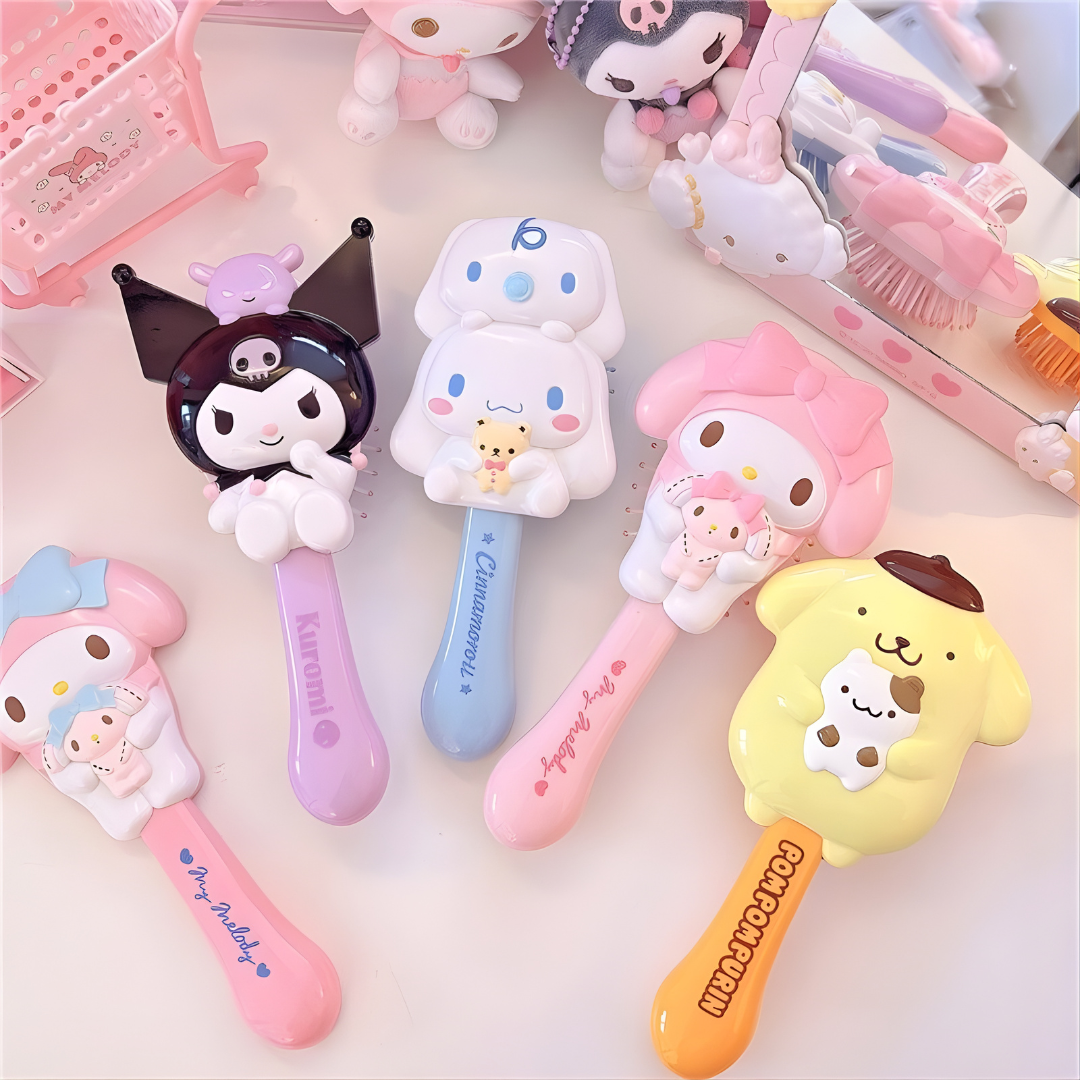 BROSSE À CHEVEUX SANRIO POM POM PURIN
