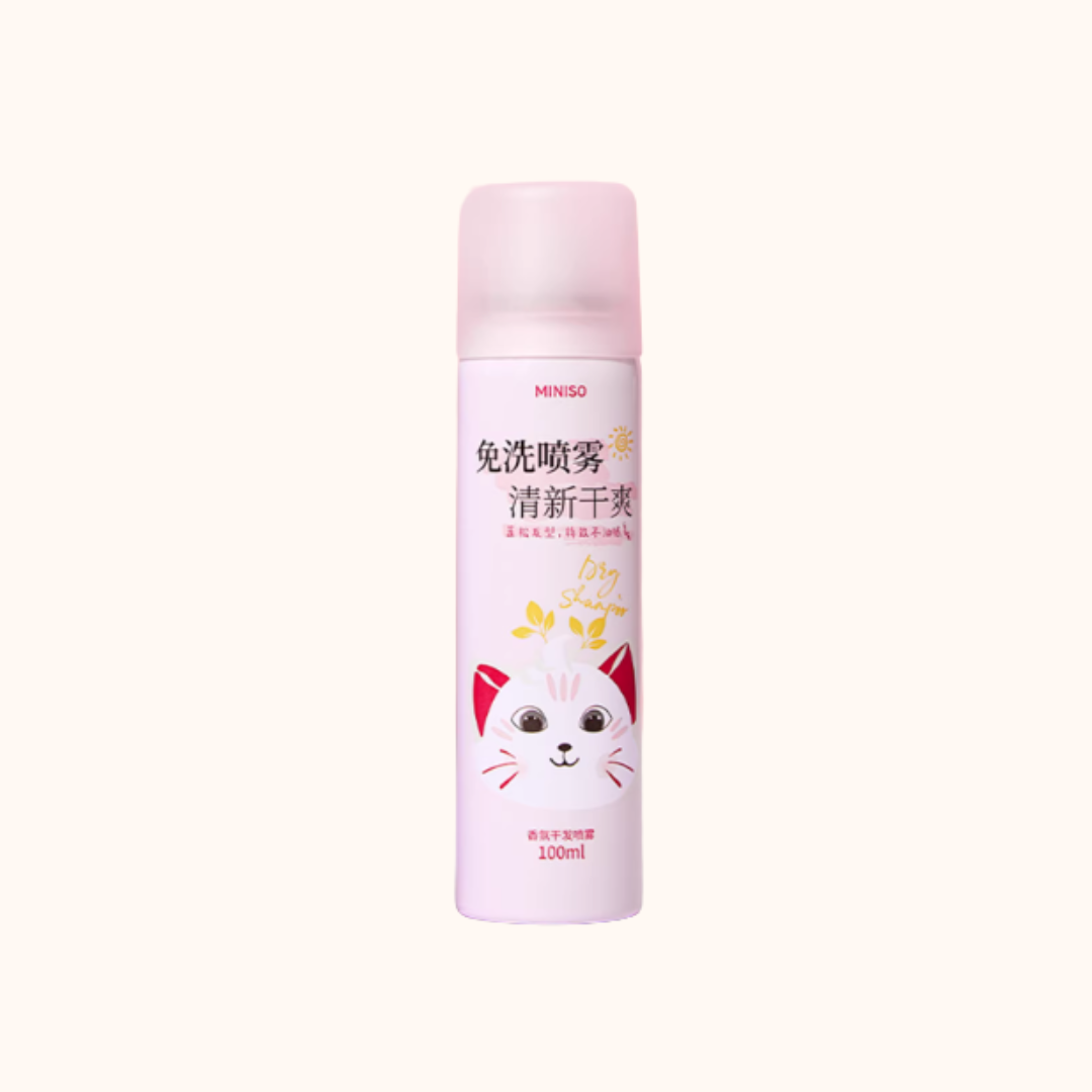 MINISO OIL CONTROL VOLUMIZING NO-RINSE DRY SHAMPOO 100ML - 4 OPTIONS
