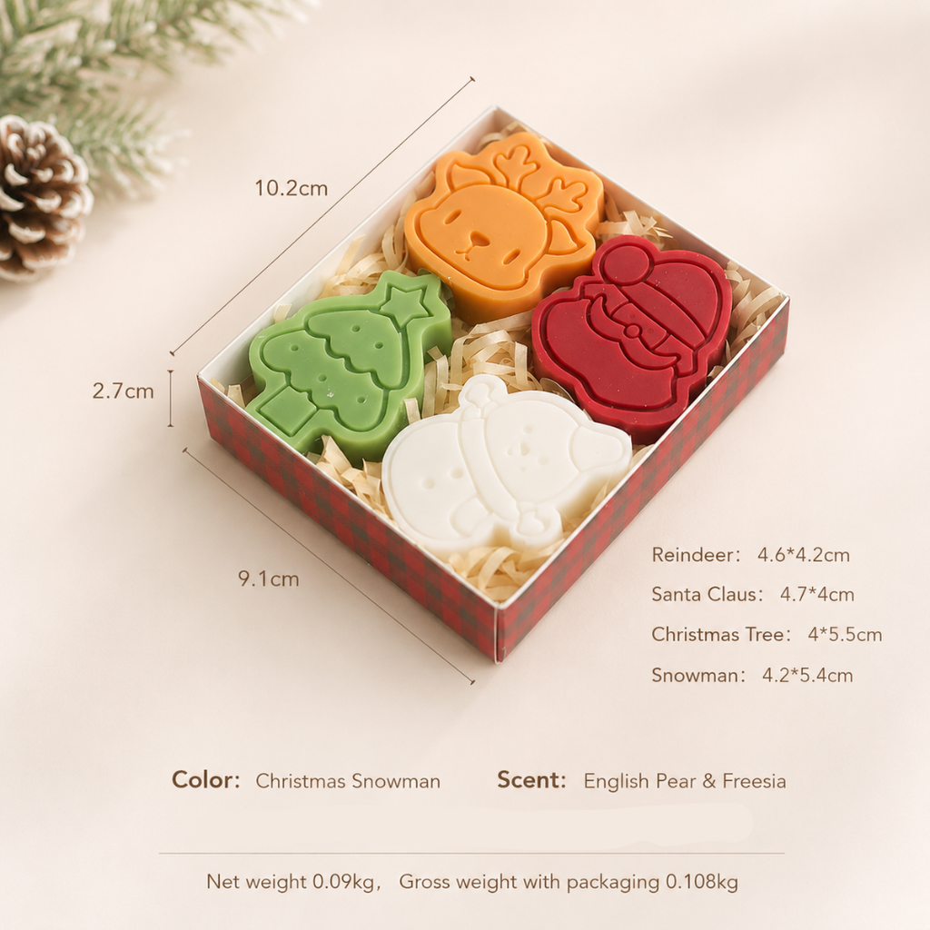 CHRISTMAS CANDLE SET - 2 OPTIONS