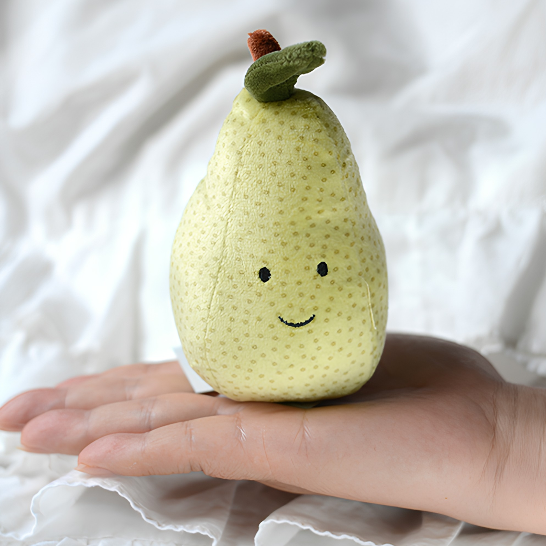 JELLY FRUIT MINI PEAR PLUSH TOY