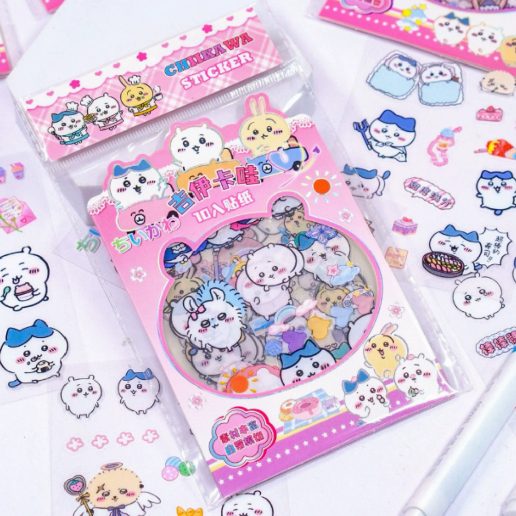 CHIIKAWA STICKER SHEET SET 10PCS