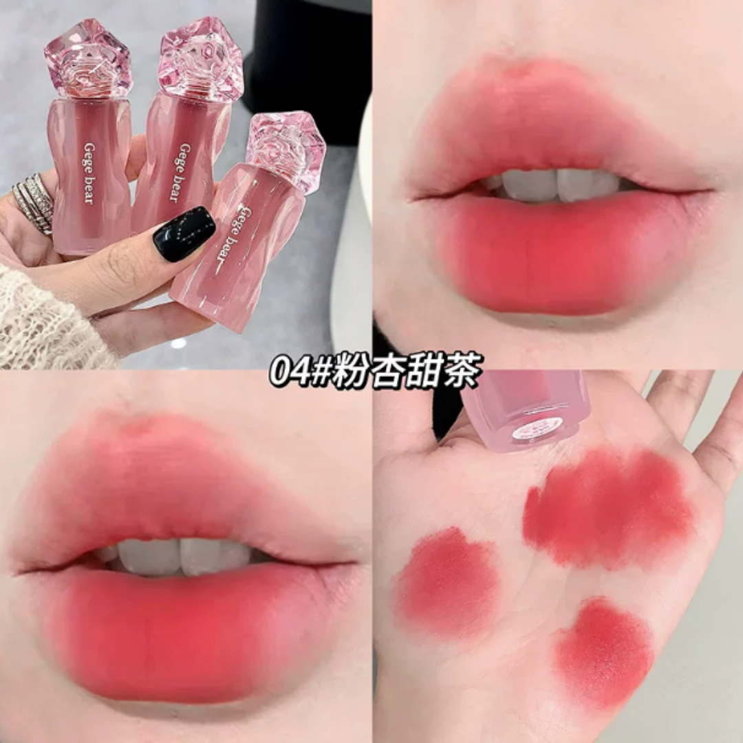 GEGE BEAR VELVET MIST CREAM LIP MUD - 5 COLOURS