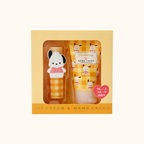 SANRIO POCHACCO LIP BALM & HAND CREAM SET YELLOW GRAPEFRUIT SCENT