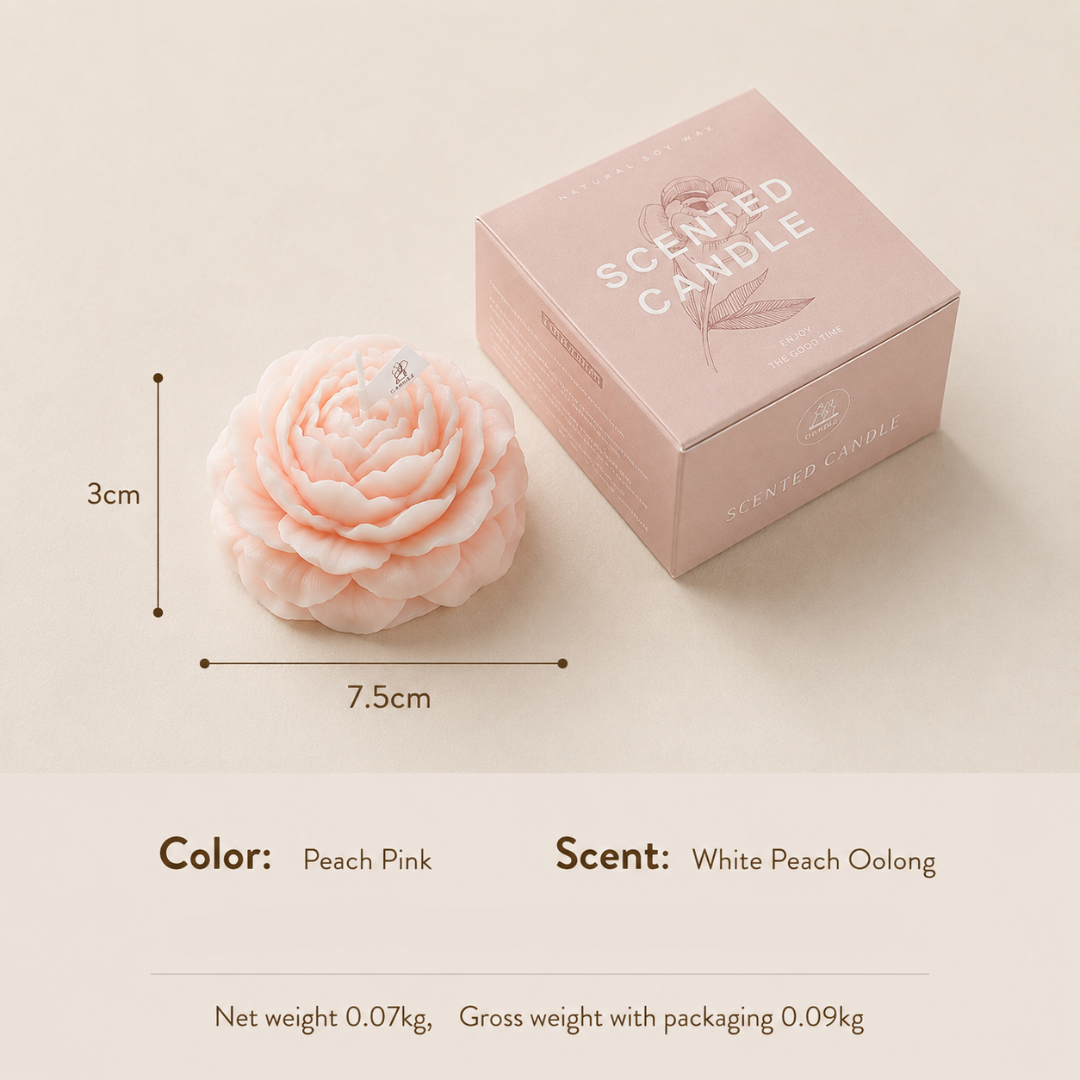 PEONY SCENTED CANDLE GIFT - 6 OPTIONS