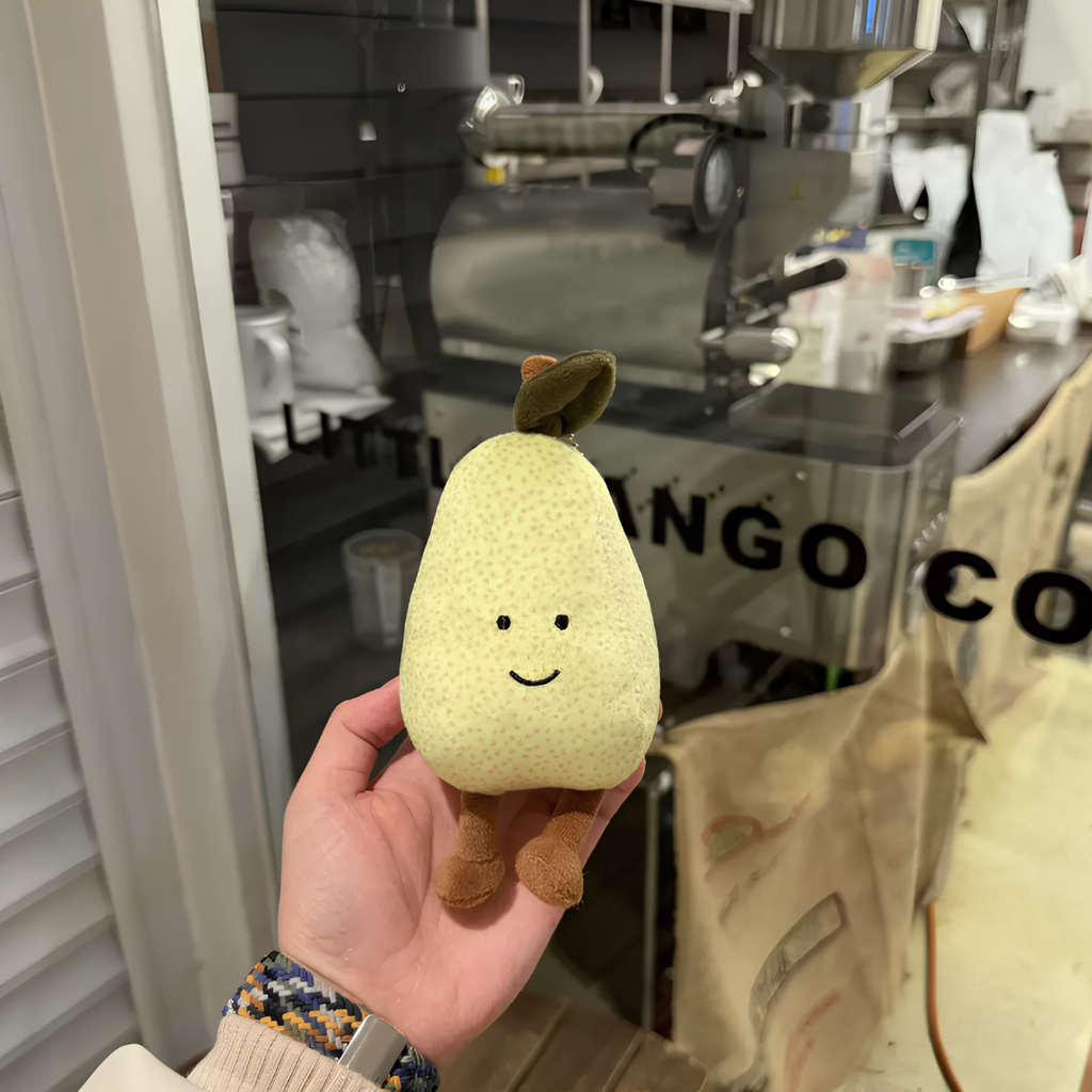 JELLY FRUIT MINI PEAR PLUSH TOY