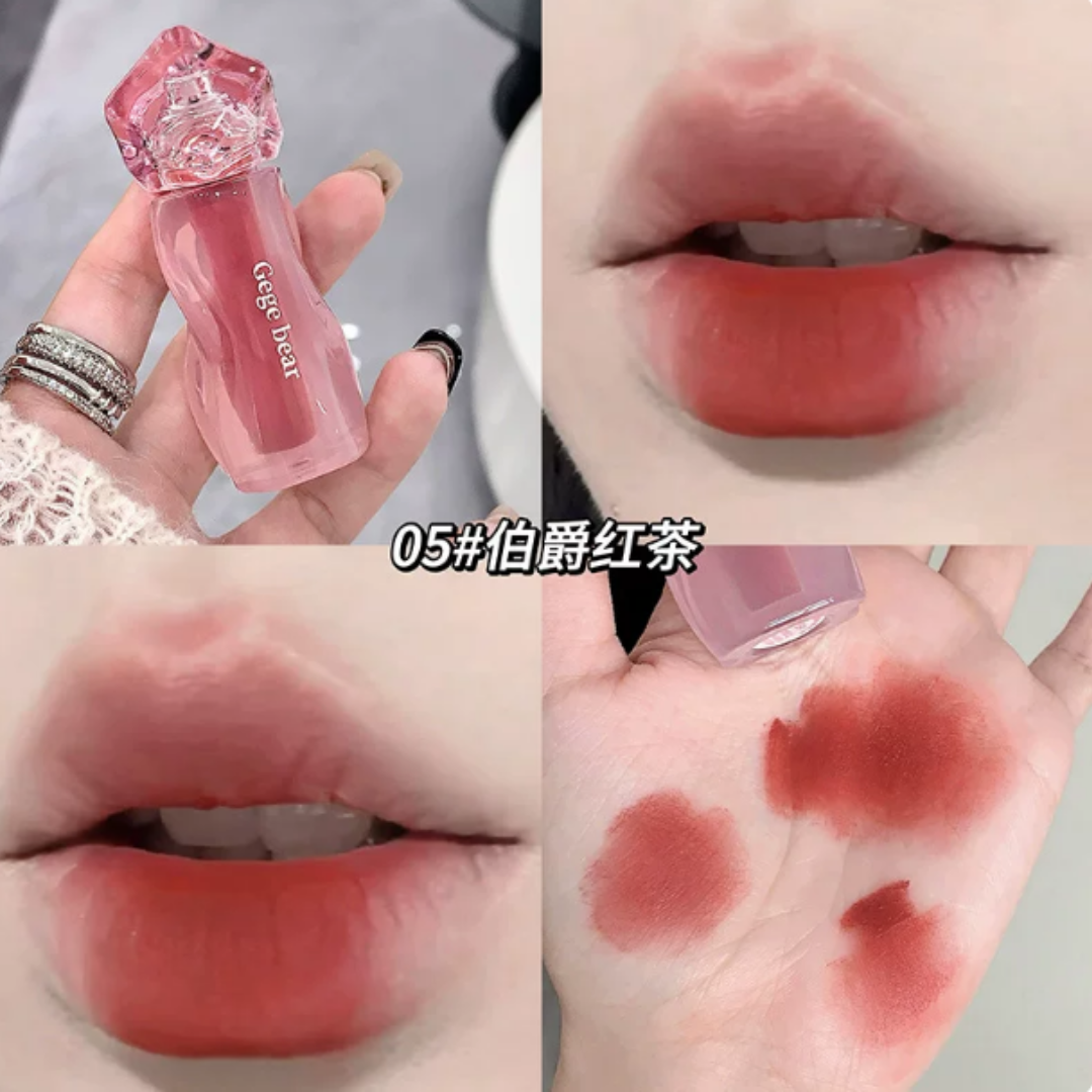 GEGE BEAR VELVET MIST CREAM LIP MUD - 5 COLOURS