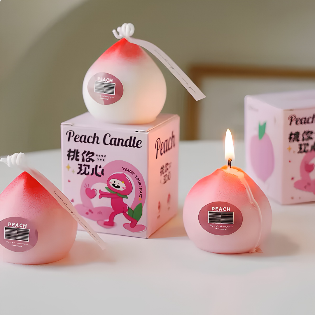 PEACH SCENTED CANDLE GIFT