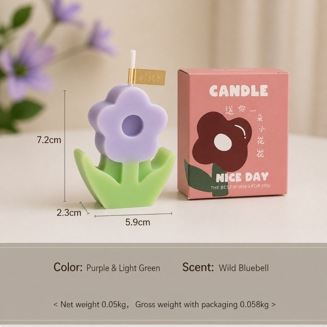 FLORAL SCENTED CANDLE GIFT - 5 OPTIONS