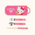 SANRIO HELLO KITTY LUNCH TRIO SET – FORK, SPOON, CHOPSTICKS