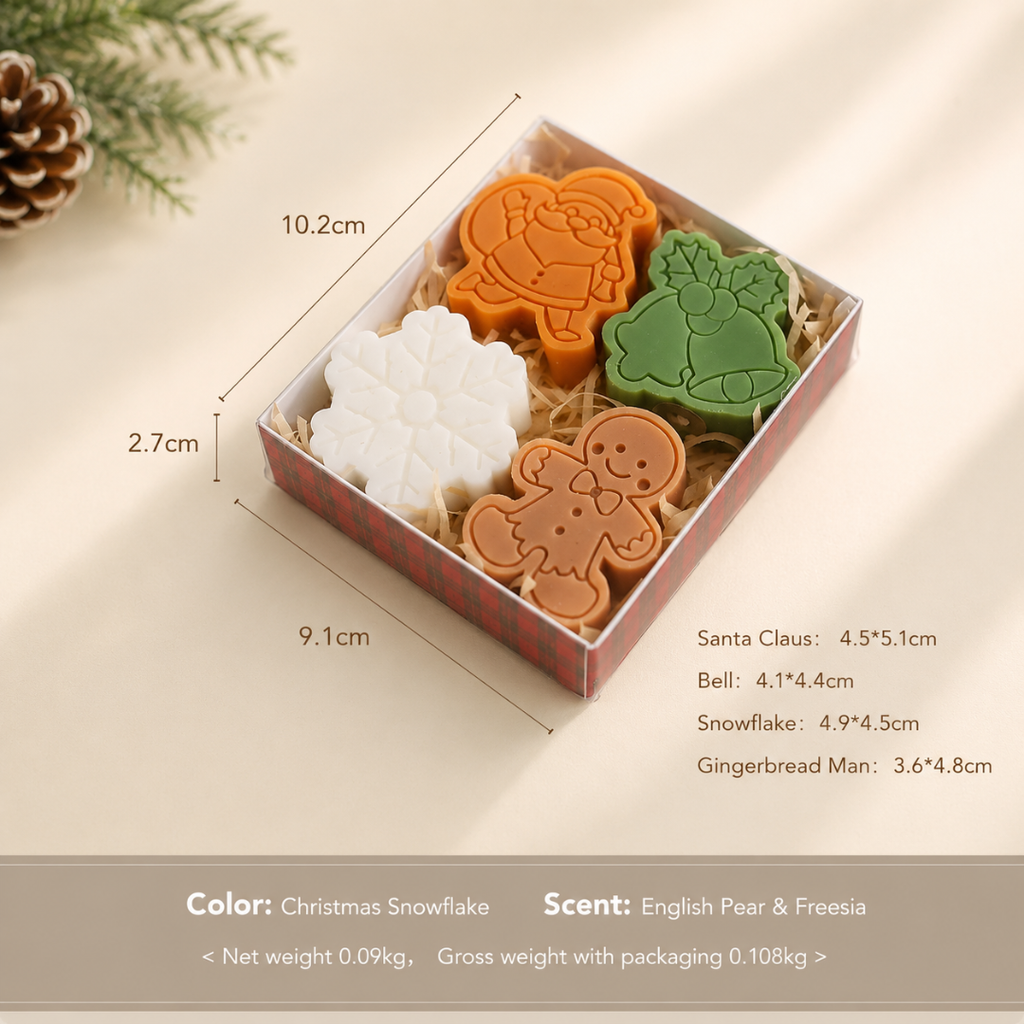 CHRISTMAS CANDLE SET - 2 OPTIONS