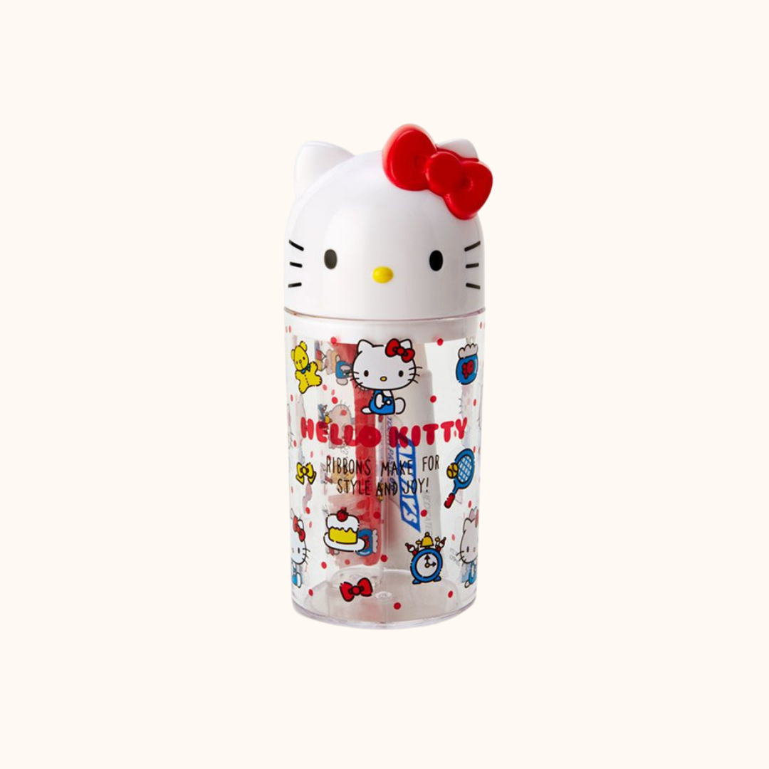 SANRIO HELLO KITTY TOOTHBRUSH SET WITH CUP