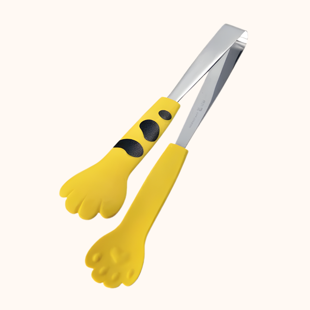 TANABE KINJI CAT PAW KITCHEN TONGS - 4 COLOURS