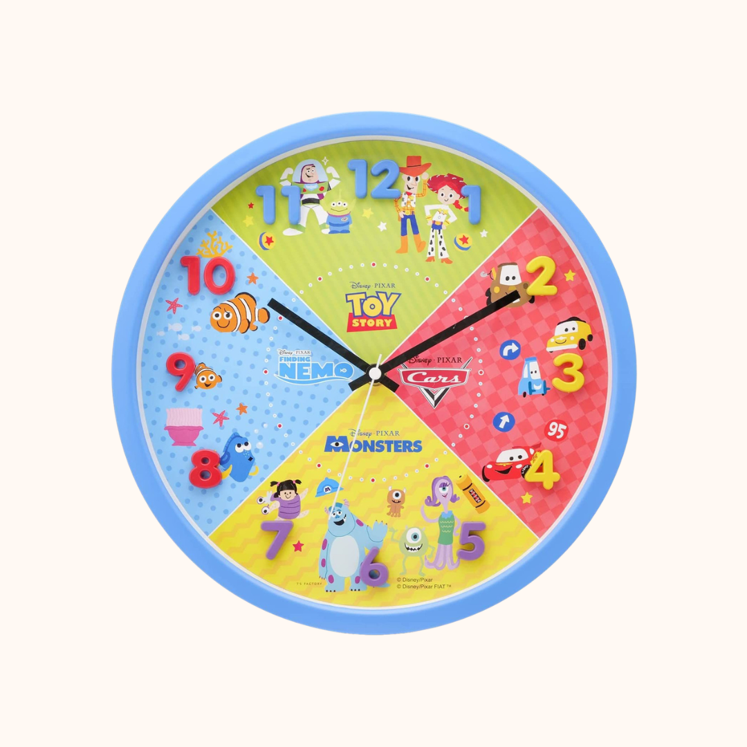T'S FACTORY DISNEY PIXAR WALL CLOCK
