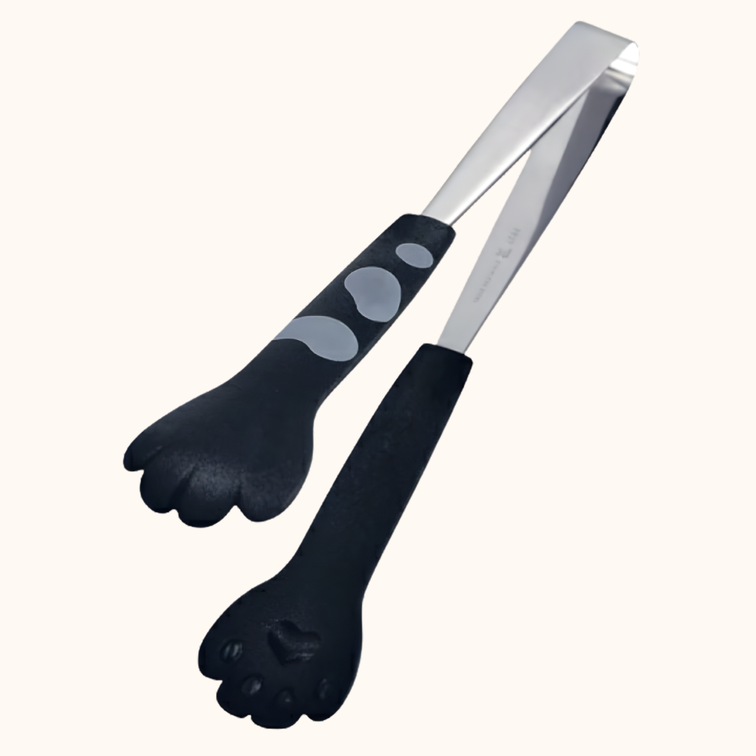TANABE KINJI CAT PAW KITCHEN TONGS - 4 COLOURS