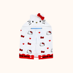 SANRIO HELLO KITTY HOODED TOWEL CLOVER DESIGN