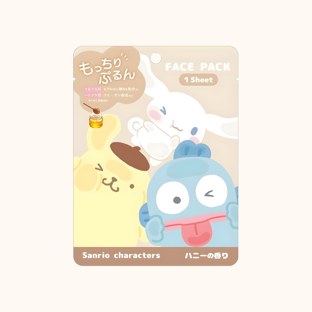 CRUX SANRIO CHARACTERS SHEET MASK MOCHA 1PC
