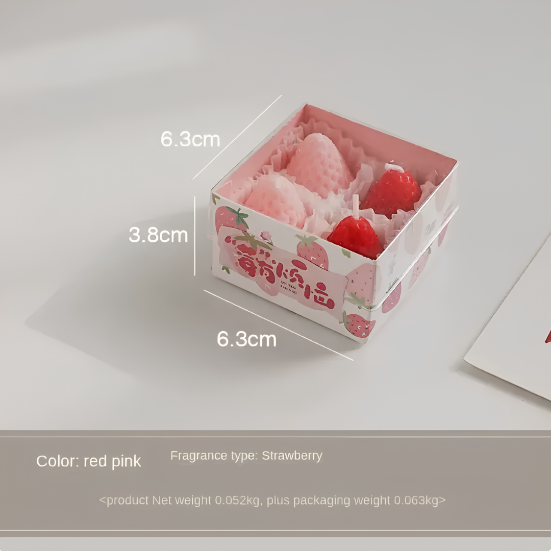 STRAWBERRY SCENTED CANDLE GIFT SET - 5 OPTIONS