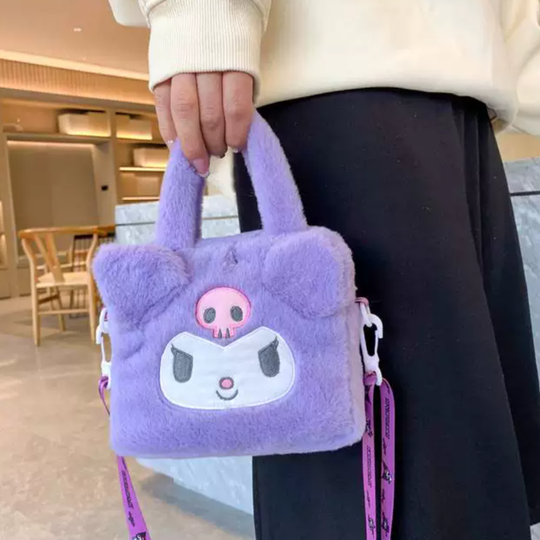 SANRIO PLUSH MINI SQUARE BAG - 5 OPTIONS